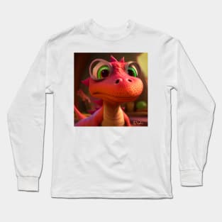 Baby Dinosaur Dino Bambino - Elijah Long Sleeve T-Shirt